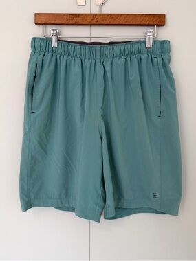 FREE FLY Men's Breeze Shorts in Bottle Green